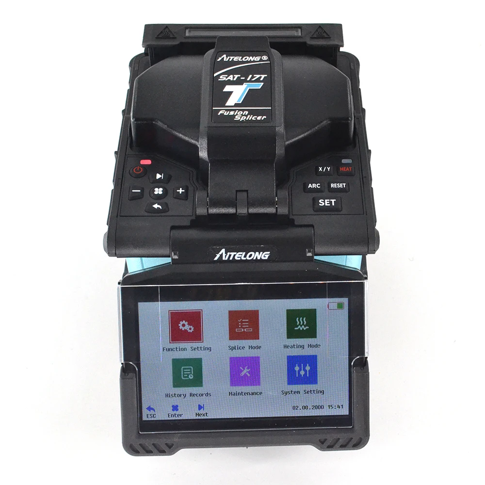 Aitelong SAT-17T 7s fast splicing machine optical Fiber Fusion Splicer 360X magnification equal INNO view 3