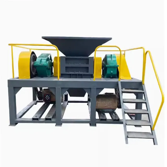 scrap tire shredder tire crumb machine tire cutter truck tyre sidewall cutting machine