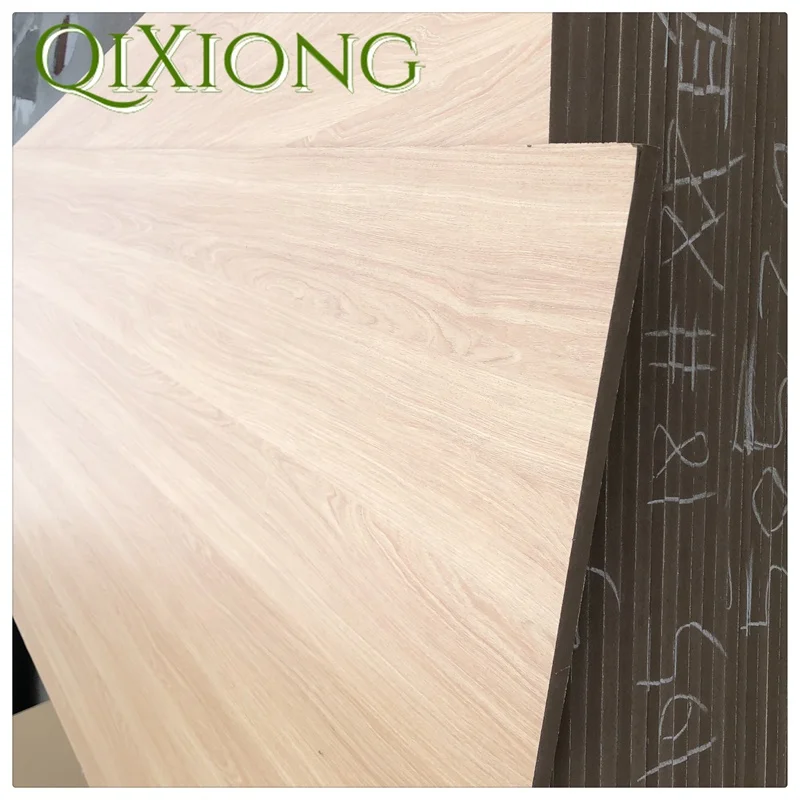 QIXIONG 2023 High Quality Wood Grain Color 18mm Melamine Laminated Mdf