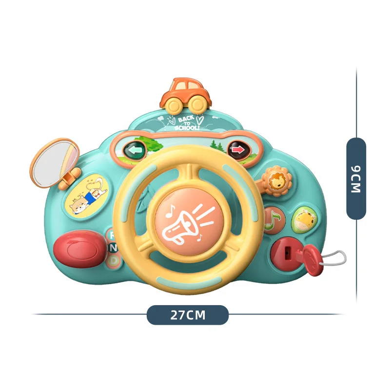 2023 New  Driving Game Child Early Educational Multifunctional Car Driving Simulation Toy with Music
