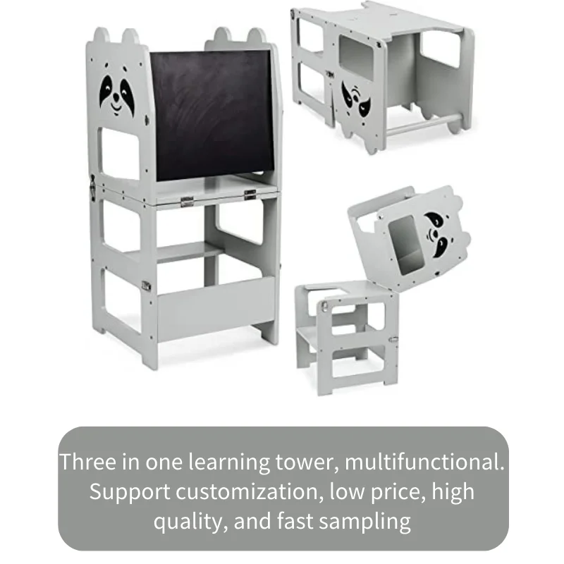 Children Furnitures Montessori Montessori Toddler Learning Tower Kitchen Helper Baby New Baby Step Stool Learning Tower Stand To