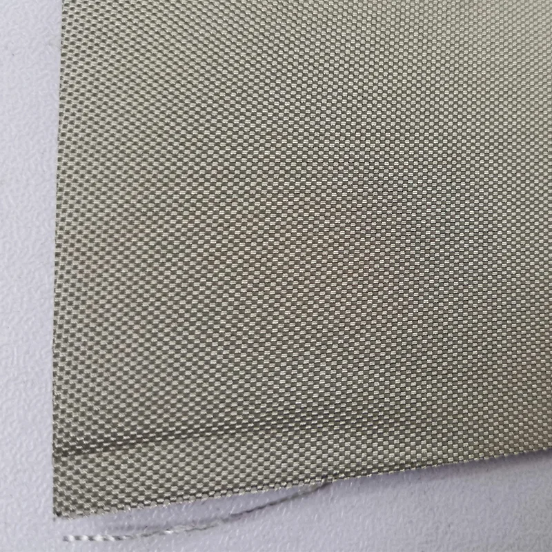 0.17MM thick 420D Copper and Nickle Coated Fiber RFID Signal Blocking Fabric EMF Shielding Conductive Fabric Cloth For Smart Pho
