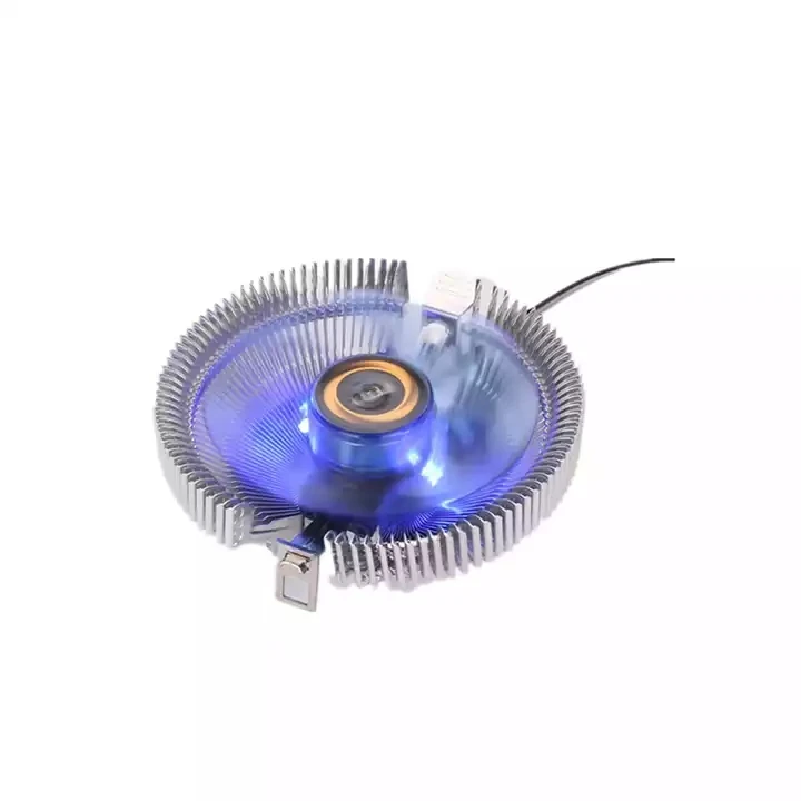 DC 12V 3pin LED Aluminum Cooling Fan be quiet LGA775/115X  AMD PC Cpu Cooler Heatsink radiators heatpipe