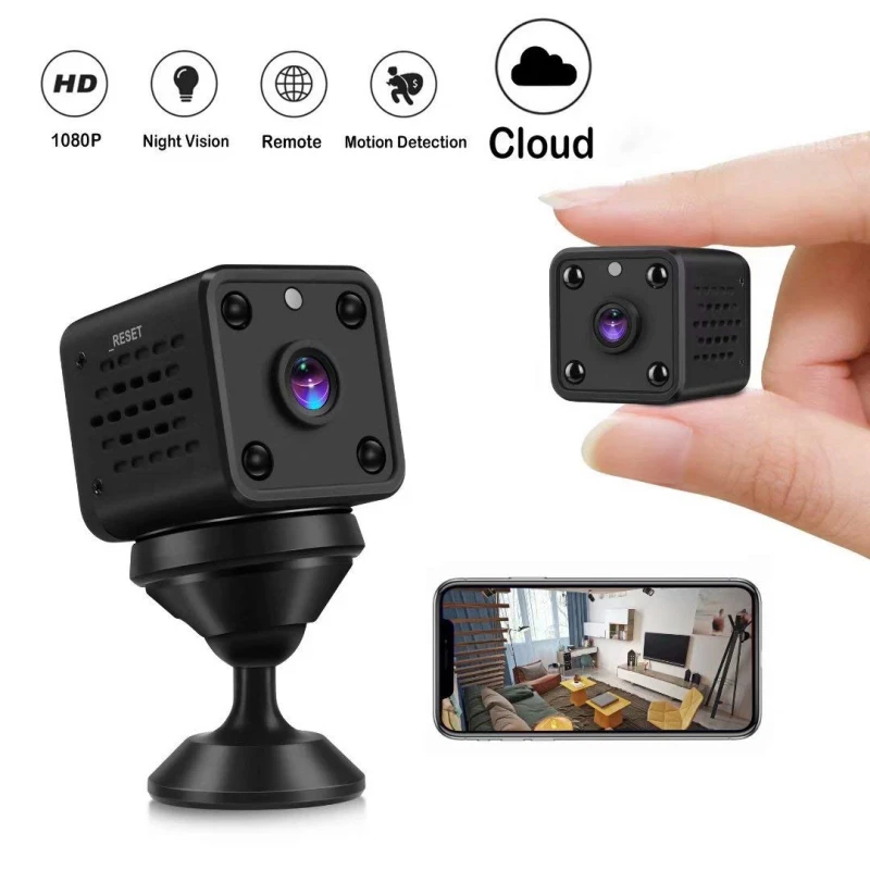 Dinstech 2023 high quality small mini camera cctv wholesale 720P cctv wifi camera mini camera wireless