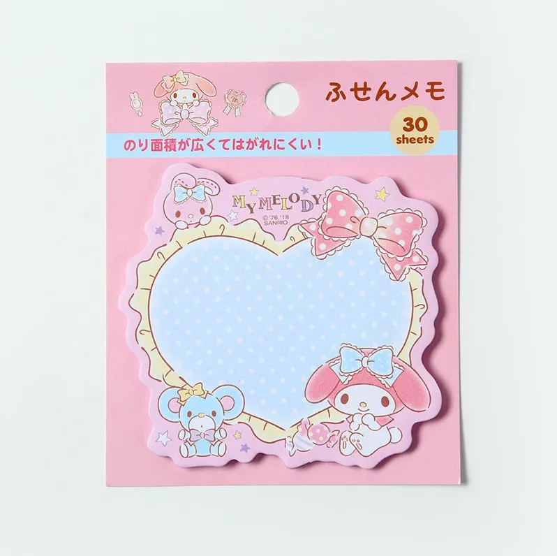 HOSHOM Office Accessories Custom Printed Memo Pad School Supply Kawaii Decorative Sticky Notes Tear Off Anime Sticky Notes