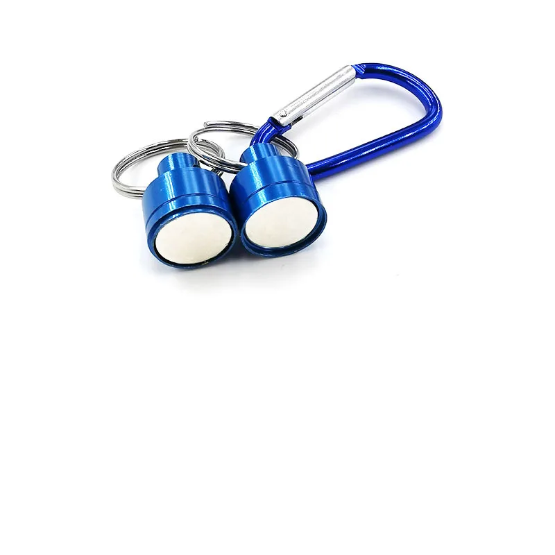 Fishing Climbing Connector Clip Magnetic Keychain Buckle Holder Metal Strong Magnetic Telescopic Buckle KeychaIn