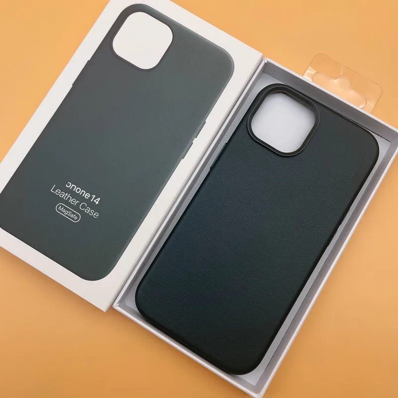 Новинка 2023 Магнитный чехол из искусственной кожи для iphone 14