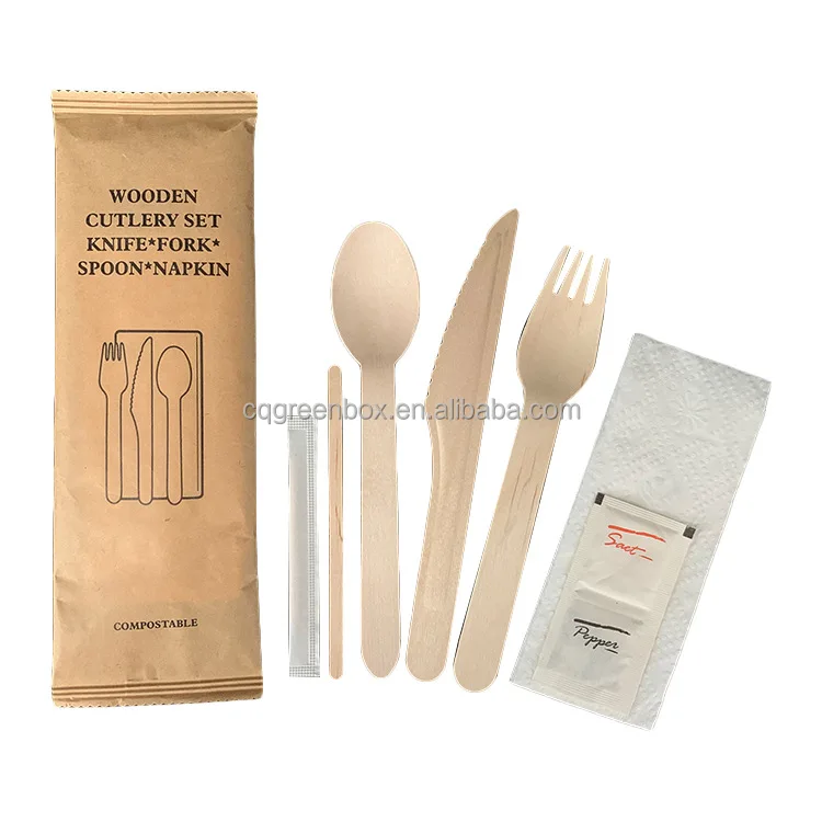 Wholesale 160mm Disposable Wooden Spoon Biodegradable Natural Birch Wood Cutlery Compostable Natural Wooden Spoon