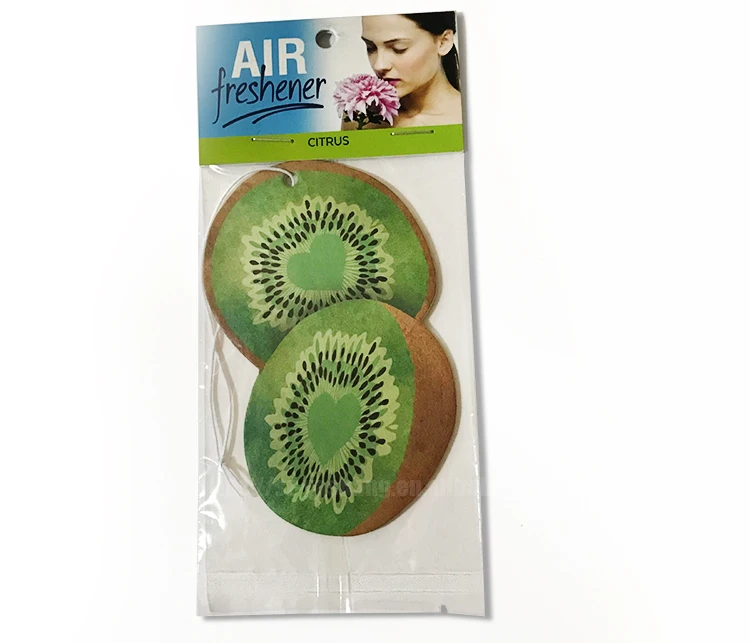 Ocean scents car paper air freshener with custom design hanging cheap car air freshener