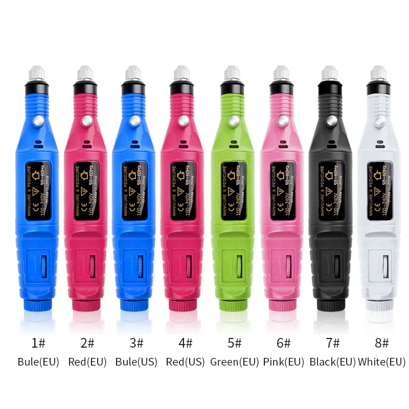 Electrical Professional Nail File Kit Manicure Drill Nail  Pedicure Pen Shape Tools Portable Electric Nail Drill