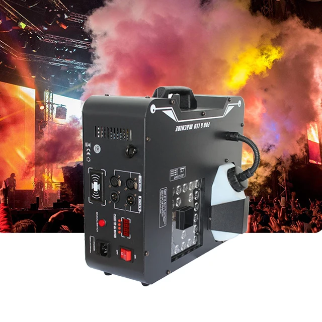 1500 Вт дымовая противотуманная машина распылитель Dmx 24 Rgb светодиодная сценическая