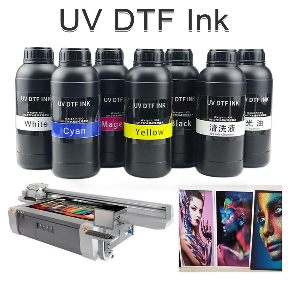 DTF uv материалы для печати чернильной Цифровая печать dtf чернила epson 5 цветов