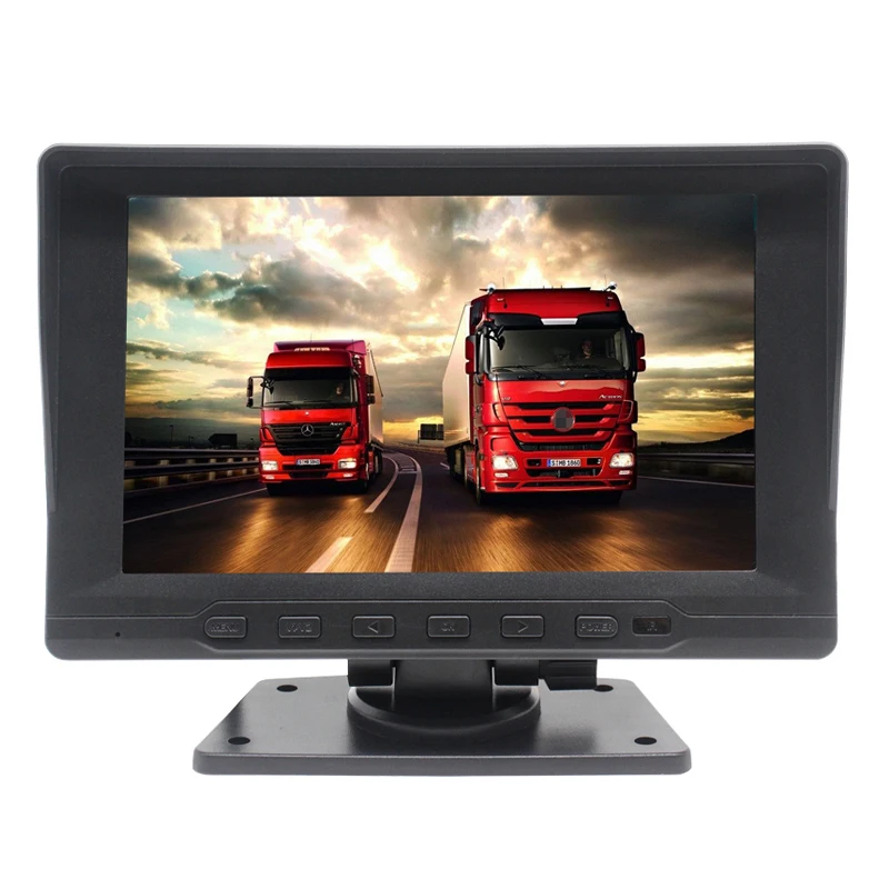 Wholesale Truck Bus 7Inch 1024*600 IPS Monitor 4CH Infrared Waterproof Truck camera Support 256GB SD Card Mobile DVR Kits