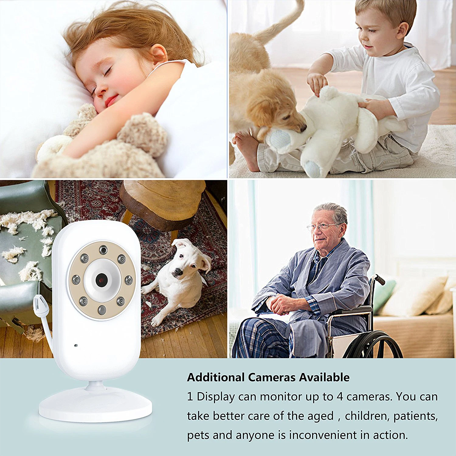 
3.5 inch baby electronic monitor, wireless baby camera, baby protect monitor 