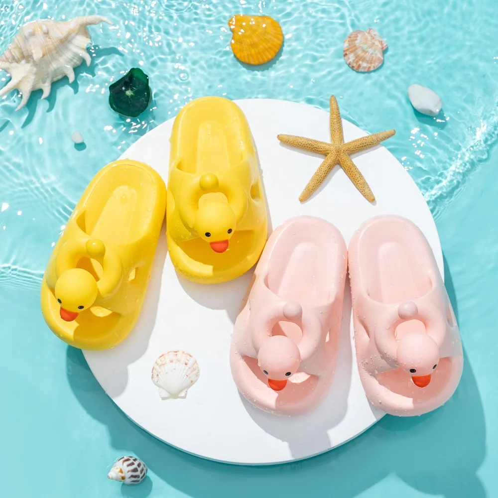 Comfortable women Slides Slippers for home carton flat slippers OEM EVA Massage anti-skid slides ladies slip on mulle shoes