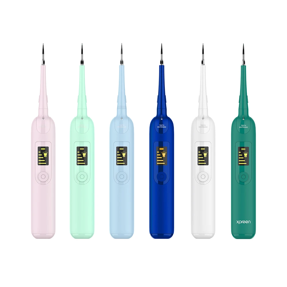 Dental Electric Teeth Cleaner Kit At Home Plaque Removal Sonic Calculus Remover Tooth Cleaner Dental