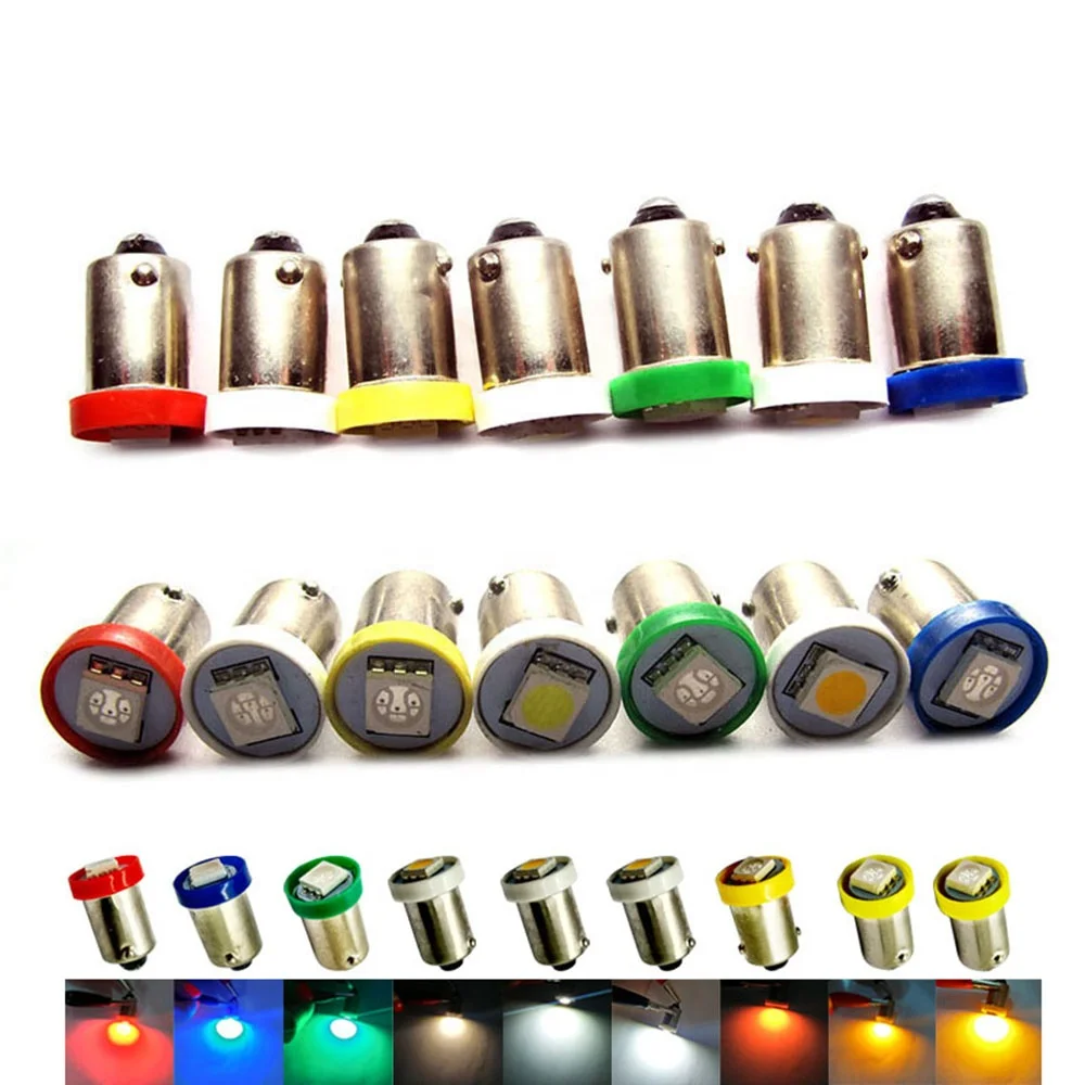 autodragons wholesale price Warm White Anti flickering 1 Leds 5050 SMD AC 6.3V ba9s #44 #47 Pinball Replacement lamps