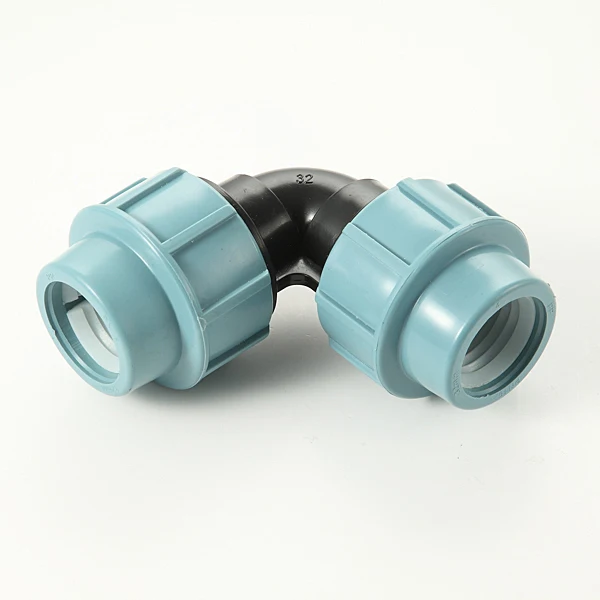 Wholesale Price Water Pressure PN10 Polypropylene PP quick connect 90 elbow