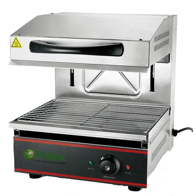 Electric lift salamander grill oven