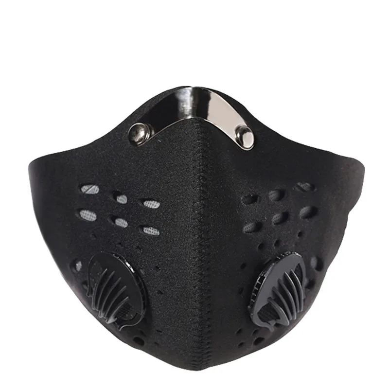 Sport Masks With Breathing Valve Replacement Filter Reusable Dust Cycling Sports Mask