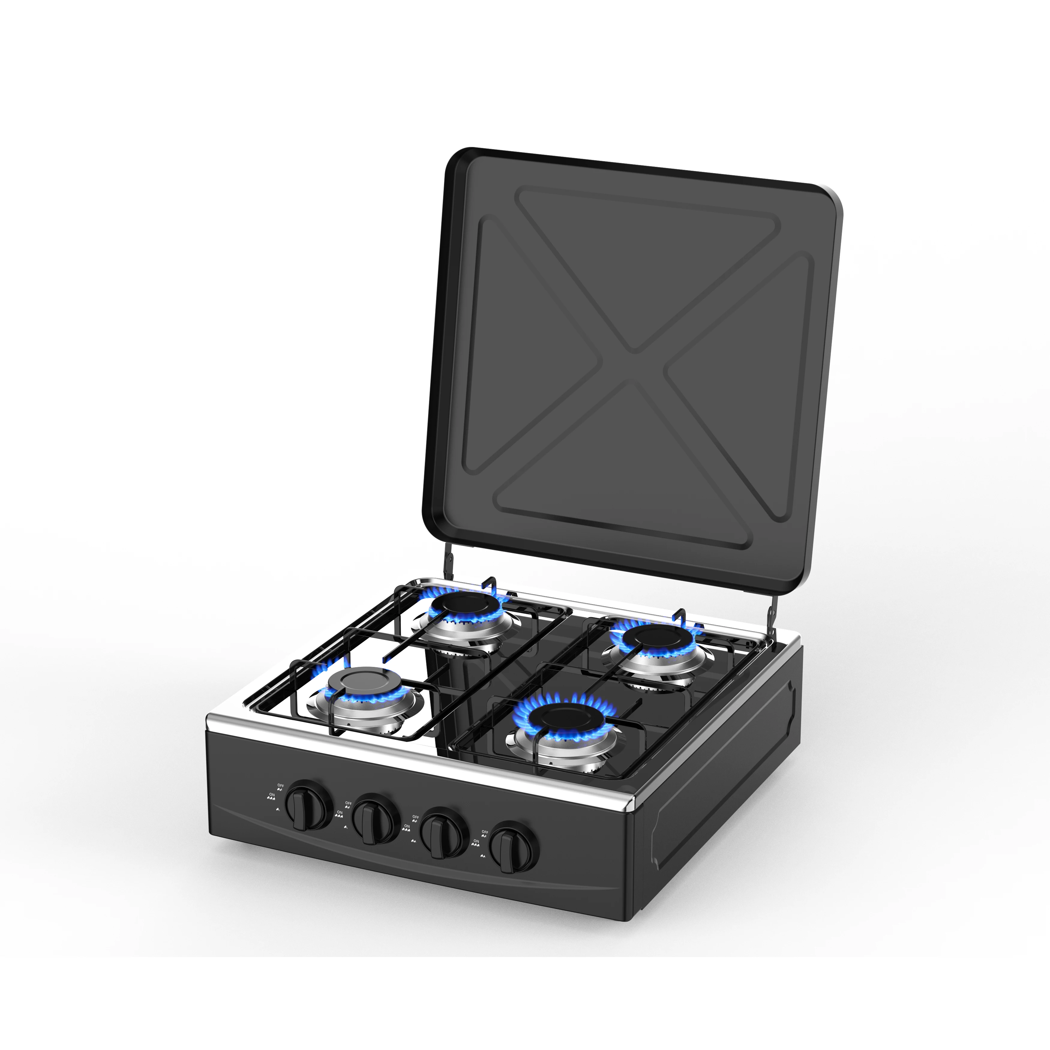 Газовая плита из нержавеющей стали