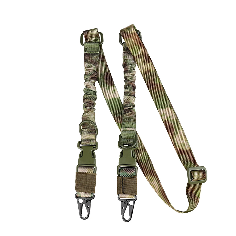 2 Point Durable Shoulder Strap Padded Shoulder Strap Length Adjustable Gun Sling Camouflage Gun Strap Metal Swivel Hunting Gear