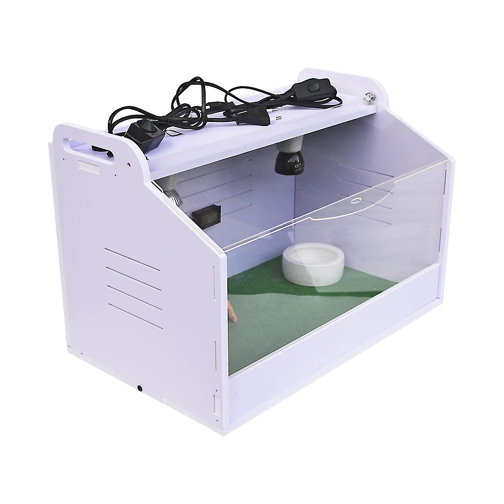 Newborns Chick Duck Quail Bird Small Animals Manual Incubators Breeding Chicken Chick Brooder Cage Box PVC Quail Breeding Cage