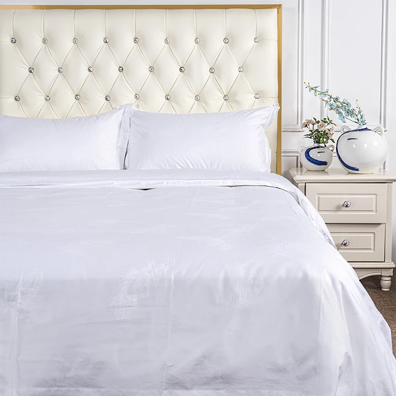 Wholesale Luxury Hotel Queen Size Bed Sheets Duvet Cover Cotton Bedding Set