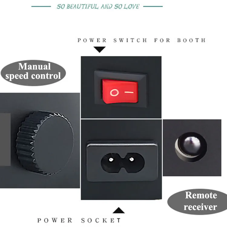 Automatic Photography Turntable 40cm 15.7in Knob Control Speed 360 Degree Product Shooting Electric Rotating Display Stand