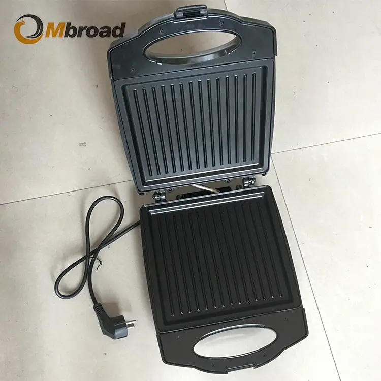 Easy To Clean Portable Electric Sandwich Maker With Nonstick Coated Plates