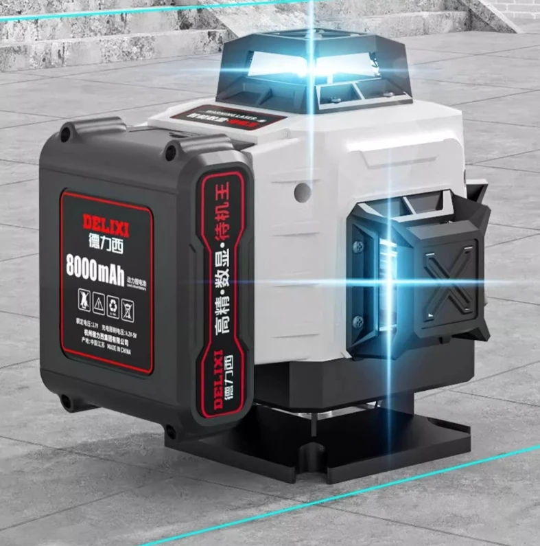 Лазерный уровень 360 4d 16 линий зеленый луч Лазерные уровни для строительства