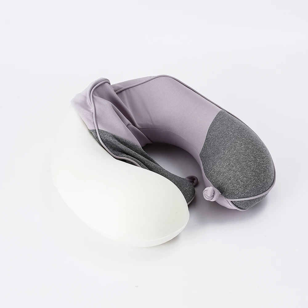 Hot sale Cooling Set Eye Mask Neck Rest Cushion 3 In 1 U Shape Memory Foam Travel Neck Pillow