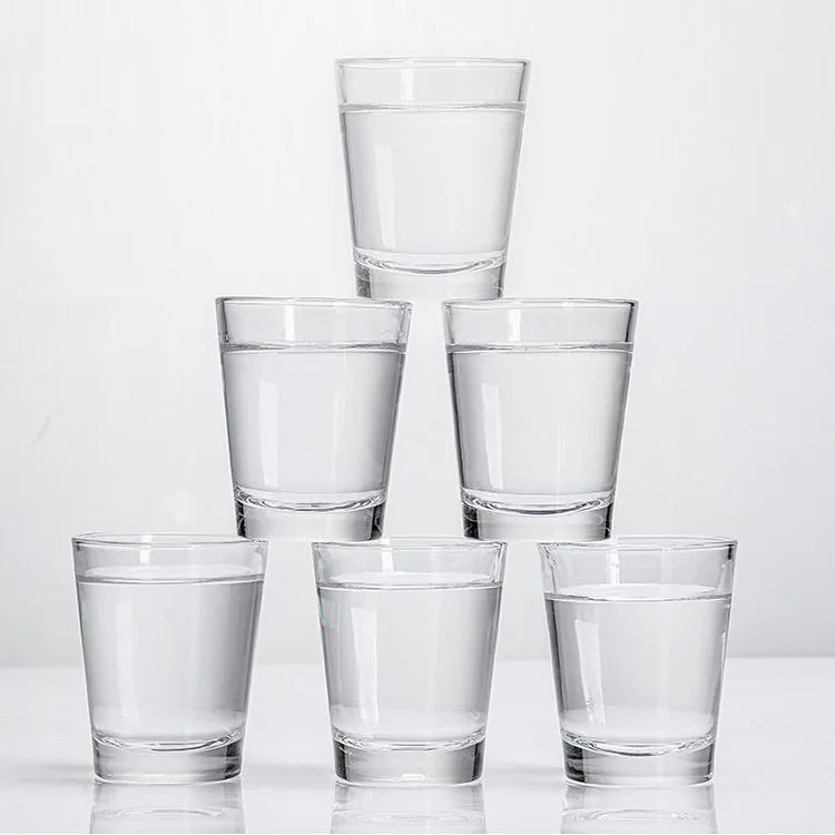 Factory Direct Sales Custom Logo 50ml Clear Shot Glasses Promotion Gift Customized 1.5oz Espresso Shot Glass