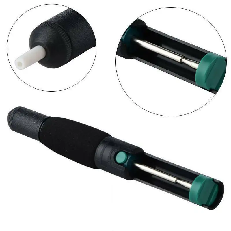 New Desoldering Pump Solder Sucker Soldering Suction Tin Gun Vacuum Soldering Sucker Pen Hand Welding Tools