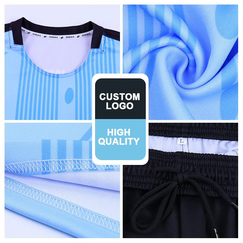 Rugby Soccer Sportswear Cotton Sublimation Tee Shirt camisetas de Custom Cheap Men Rugby Jersey Shirt Rugby Tracksuit short