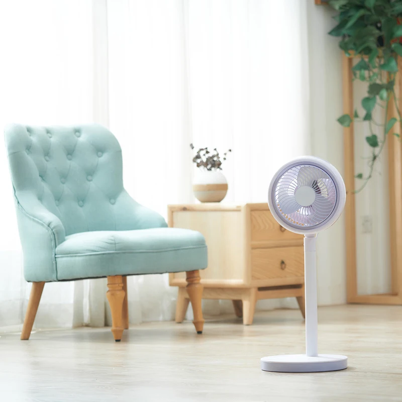 Wholesale Easy Circulating Floor 220V Cross Flow Air Cooler Pedestal Brush DC Electric Cooling Electrical Rechargeable Stand Fan