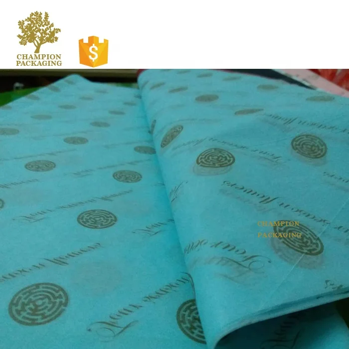 Пользовательский логотип печатная бумага для упаковки салфеток 17 г/м2 по заводской цене