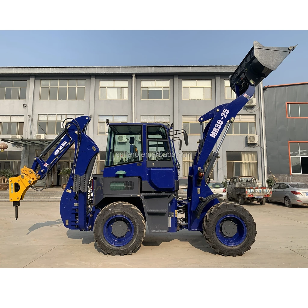 Cheap mowers backhoe loader WZ30-25 2.5t compact tractor with backhoe and front loader mini-backhoe-loader-for-sale