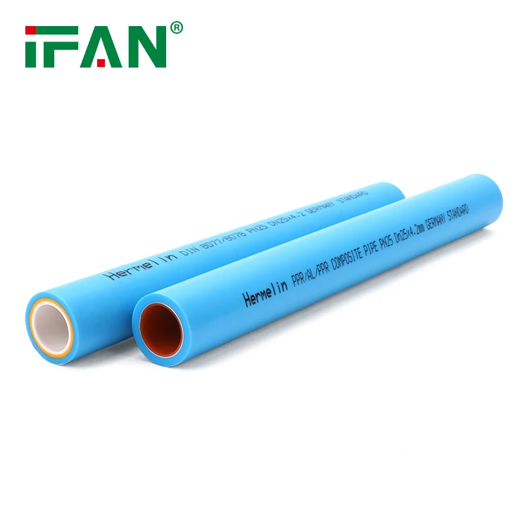 IFAN Bestseller Pipes PPR ASTM F2389 20-63MM Antibacterial 3 Layer PPR Water Pipe Multiple Color PN25 All Type PPR Pipe
