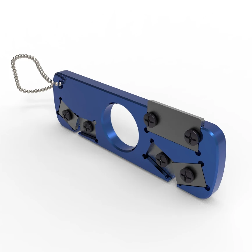 Pocket Knife Sharpener Hunting Sharpener 25° Tungsten Carbide and Ceramic with Coarse Sharpening  Fine Honing for Pocket Knives
