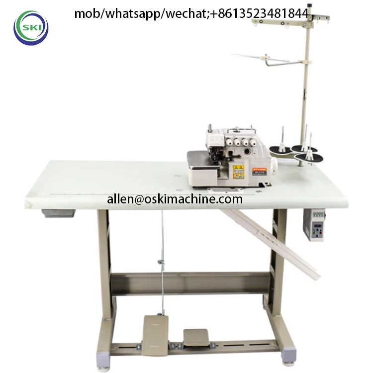 Super High-speed 747 Overlock Industrial Sewing Machine Second Hand Sewing Machine Used T-shirt overlock