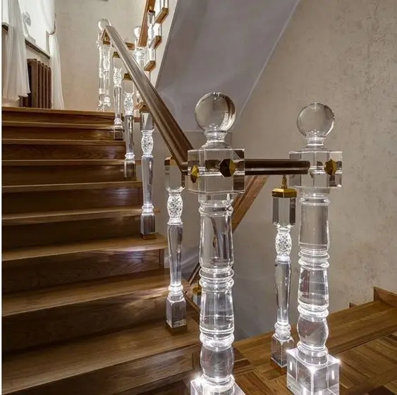 Modern Indoor Decorative Glass Balusters for stairs