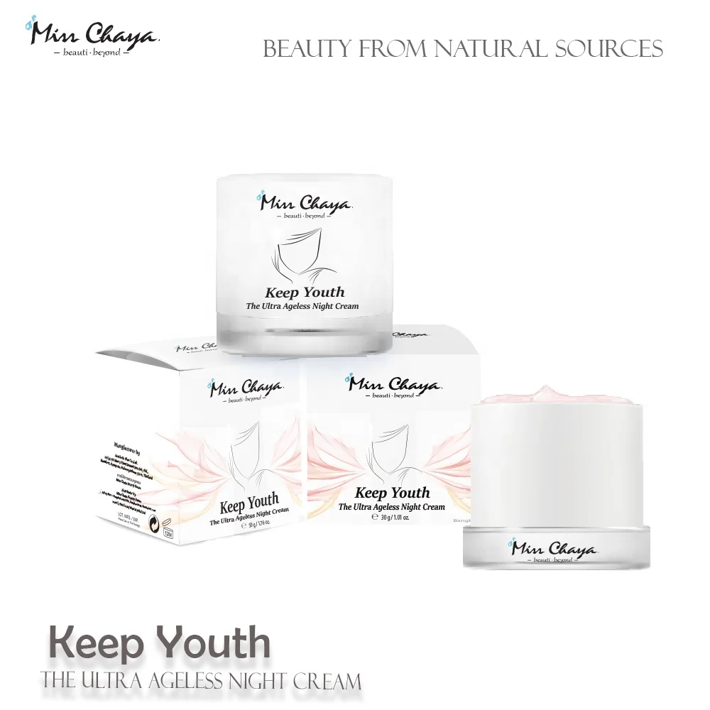 
MISS CHAYA Ageless Night Cream Keep Youth Adults Female Regular Size Safe and Trusted OBM (original Brand Manufacturing) 