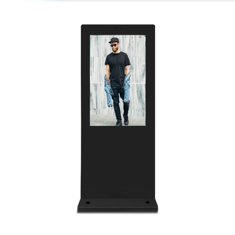 Multimedia Stand Floor Lcd Touch Advertising Machine 55Inch Kiosk Interactive Display Lcd Vertical Stand Ad Player Touch Screen