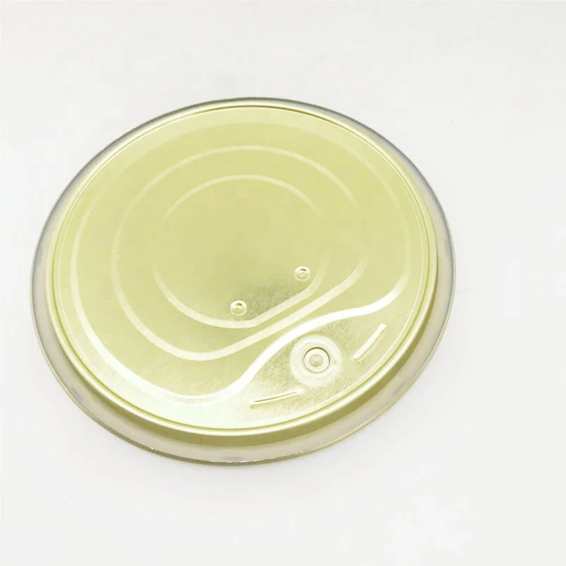 Vacuum Point EOE  401# 99mm Aluminum Easy Open Tin Can Lid For Milk Packaging