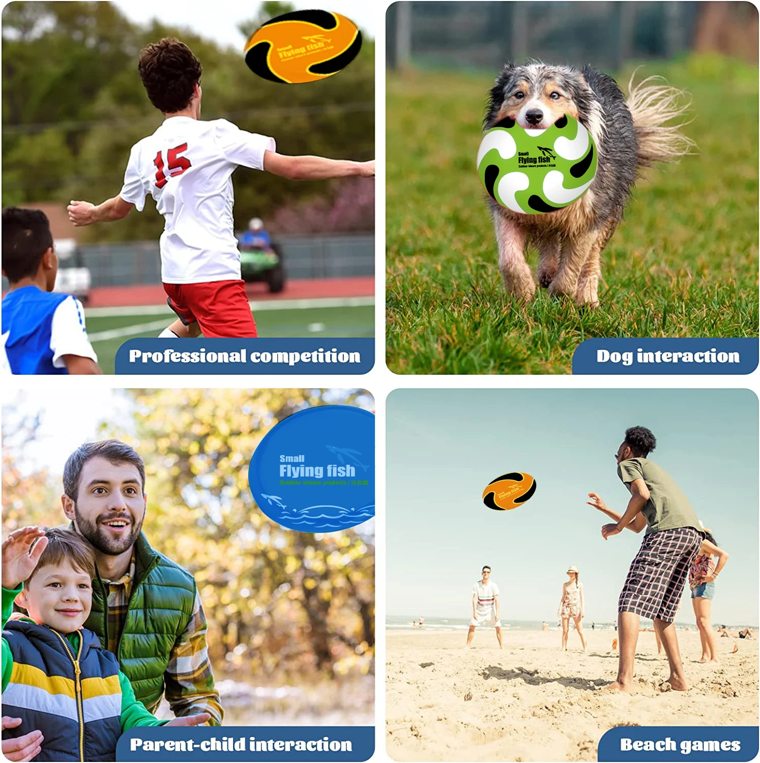 Customized Outdoor Kids Adults Camping Games Pet Toy Soft Sports Flying Disc Dog Popular Pet Soft Fabric Flying Disc