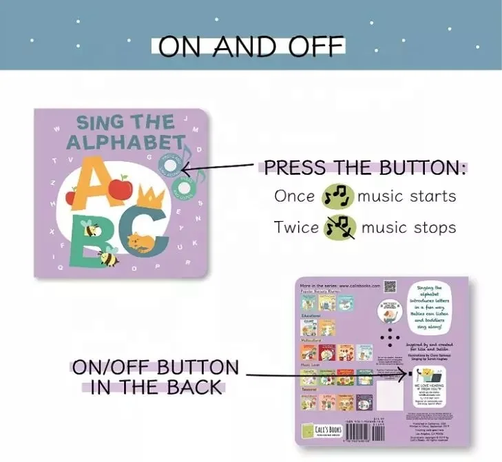Music Book with Low Price Kids Sound Module with Baby Toys