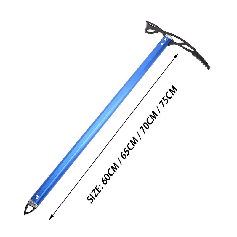 Factory direct wholesale bule Aviation aluminum mountaineer climbing  ice axe