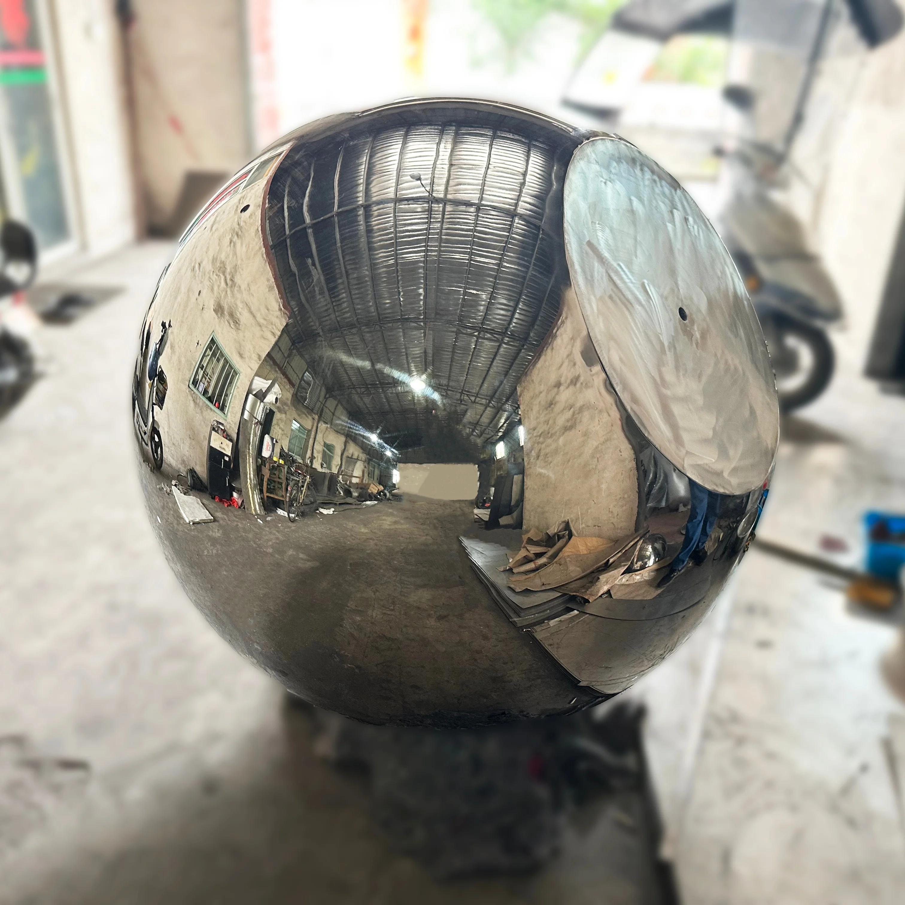 122 см 48 дюймов заводская цена шарик из нержавеющей стали и водоотвод фонтан особенность воды