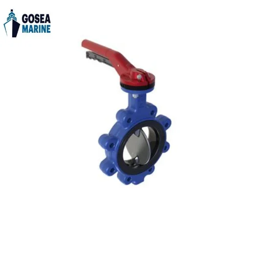Marine Butterfly valve China supplier Best Selling Cast Iron Marine Butterfly Valve with Trigger Handle and Silicone Seal